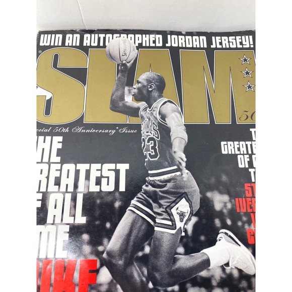 SLAM Magazine 50th ANNIVERSARY Issue Michael Jordan Cover 1 of 3 Rare MAGIC BIRD - Picture 4 of 16